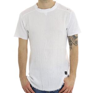 T-SHIRT GARZATA BIANCO